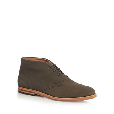 H By Hudson Grey 'Houghton 3' suede chukka boots